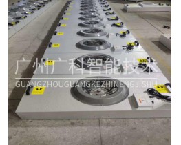 Replacement of FFU purification unit in LCD industry clean factory